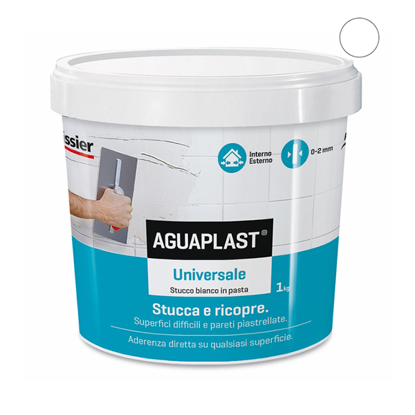 Aguaplast Universale Stucco in Pasta Bianco KG 1 - AGUAPLAST